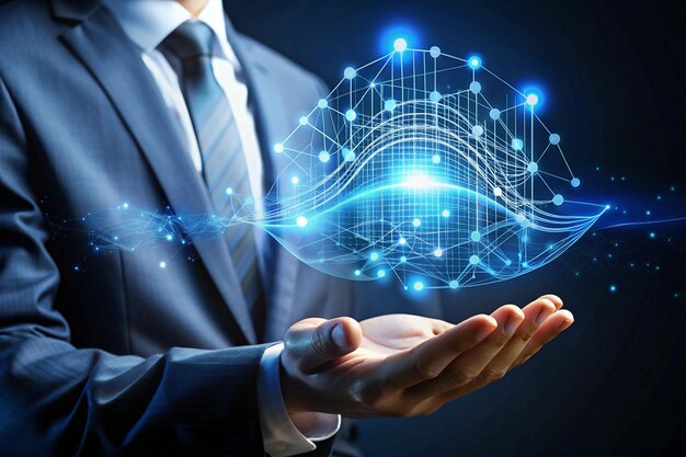 Predictive analytics platform displaying forecasting results using artificial intelligence
