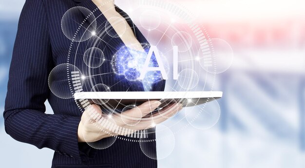 AI-powered dashboard showcasing machine learning analytics and data visualization tools